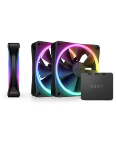 NZXT F120 RGB DUO 120mm Triple pack Case Fan - Black