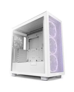 NZXT H7 Flow RGB Edition ATX Mid Tower Case - White (2023) 
