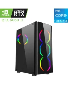 Evesky Gaming Pc – Intel Core I5-14400f | Rtx 5060 Ti 8gb | 16gb Ddr5 Ram | 1tb Nvme Ssd