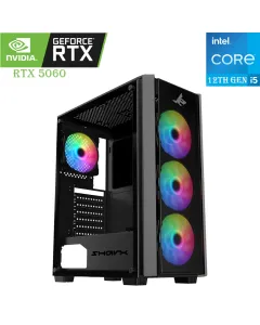 SHARX S-200 GAMING PC | INTEL CORE I5 12TH GEN | RTX 5060 OC 8GB  | 16GB RAM | 1TB SSD 