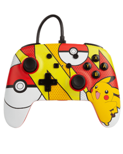 Enhanced Wired Controller For Nintendo Switch – Pikachu Pop Art