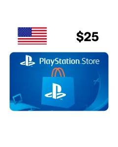 PSN Store Card $25 (U.S. Account)