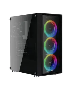 Aerocool Quartz REVO ARGB Mid Tower Case – Black