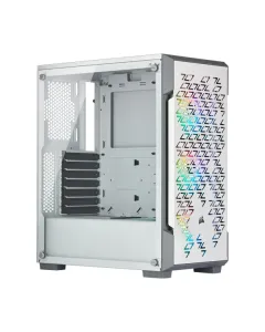 Corsair iCUE 220T RGB Airflow Tempered Glass Mid-Tower Smart Case — White