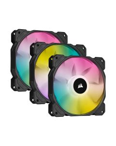 Corsair iCUE SP120 RGB ELITE Performance 120mm PWM Fan - Triple Pack with Lighting Node CORE (35317)
