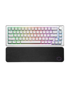 Cooler Master CK721 RGB Wireless Mechanical Blue Switch Keyboard - White - US Layout 