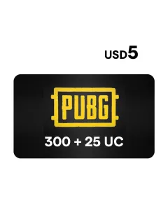 PUBG MOBILE  GAME POINT  300 + 25 UC 