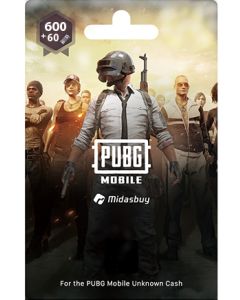 PUBG MOBILE    GAME POINT 600 + 60  UC 