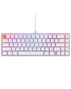 Glorious GMMK V2 65% Pre-Built Modular Mechanical Keyboard - White ANSI  (Arabic)