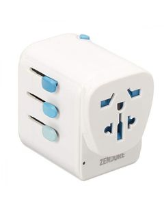 Zendure Passport Pro World Travel Adapter & PD - White