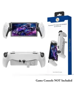 Premium Protective Tpu Case With Kickstand For P5 Portal- White