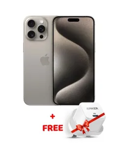 Apple Iphone 15 Pro 6.1-inch 512gb 5g Natural Titanium (Hong Kong Version) With 20w Pd Charger