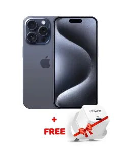 Apple Iphone 15 Pro 6.1-inch 256gb 5g - Blue Titanium (Hong Kong Version) With 20w Pd Charger