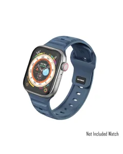 Eltoro Sport Rubber Band For Apple Watch 44/45/49mm - Winter Blue