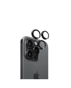 Eltoro Individual Ar Metal Rings Camera Lens Protector For Iphone 15 Pro/15 Pro Max - Black