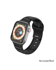 Eltoro Sport Rubber Band For Apple Watch 44/45/49mm - Black