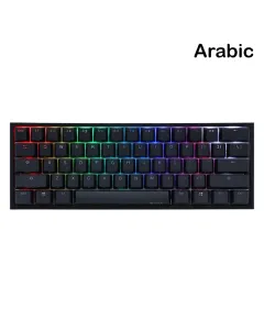 Ducky One 2 Pro Mini - Blue Switch Rgb Hot-swap Wired Mechanical Keyboard - Classic Black - Ar Layout