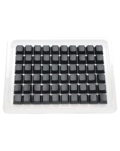 Ducky Pbt Single-shot Cherry Profile 132-keycaps Set - Blank Black