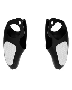 Double Colors Silicone Protective Case with non-slip For Ps Portal Handheld Game Console - Black/White