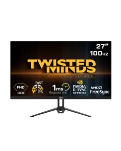 Twisted Minds Tm27fhd100ips 27-inch Fhd Ips, 100hz, 1ms Gaming Monitor - Black
