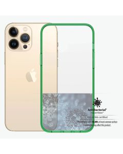 PanzerGlass Clear Case Color for iPhone 13 Pro Max - Lime Limited Edition