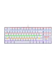 Redragon Kumara K552w-rgb Mechanical Gaming Keyboard – Red Switches – White (English)