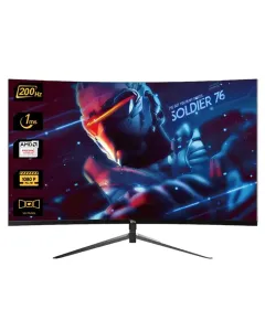 Twisted Minds 23.6" FHD VA, 200Hz, 1ms Curved Gaming Monitor - Black