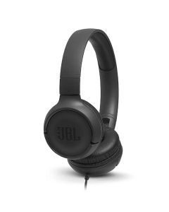 JBL Tune 500 Wired On Ear Headphones - Black