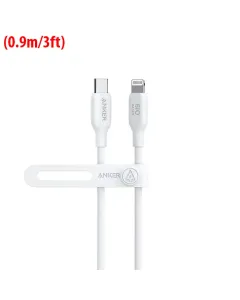 Anker 542 USB-C To Lightning Cable (Bio-Based 3ft) - White