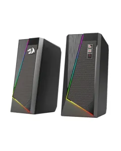 Redragon Gs520 Rgb Desktop Speakers, 2.0 Channel Pc Computer Stereo Speaker - Black