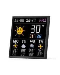 Divoom Pixoo64 64x64 Wifi Pixel Art Led Display Social Media Counter - Black