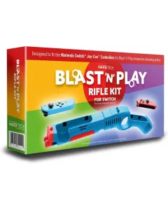 Maxx Tech Blast Play Rifle Kit For Nintendo Switch