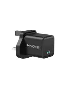 RAVPower RP-PC167 PD 20 Watts Type C Wall Charger - Black