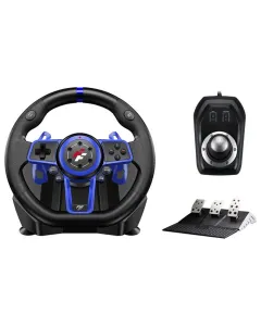 Flashfire Suzuka Wheel F111 Racing Wheel Set, Clutch Pedals, H-Shifter For PS5