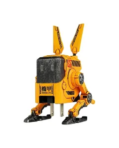 GravaStar Alpha65 65W GaN Fast Charger EU&UK Plug - War Damage Yellow