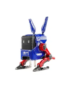 GravaStar Alpha65 65W GaN Fast Charger EU&UK Plug - War Damage Blaze Blue