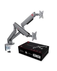 GAMEON GO-2151 PRO V2 Dual Monitor Arm - Space Grey
