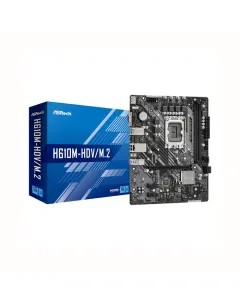 Asrock H610M-HDV/M.2 Intel H610 LGA 1700 Micro ATX DDR4 Motherboard