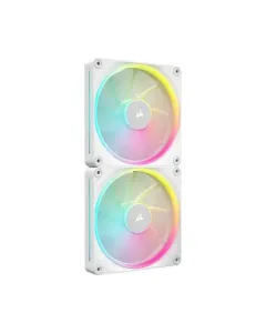 CORSAIR iCUE LINK LX140 RGB - 2x140mm PWM Dual Case Fan Starter Kit - White