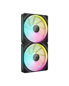 CORSAIR iCUE LINK LX140 RGB - 2x140mm PWM Dual Case Fan Starter Kit - Black