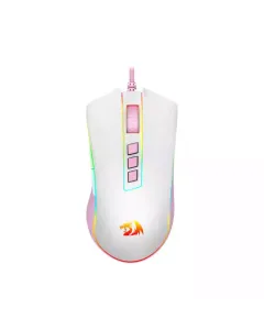 Redragon M711wp Cobra Wired Gaming Mouse - White/Pink