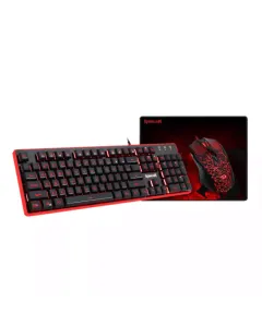 Redragon 3 In 1 Combo S107 Keyboard, Mouse And Mouse Pad Gaming Kit