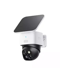 Eufy Solocam S340 Wireless Outdoor Security Camera With Dual Lens And Solar Panel
