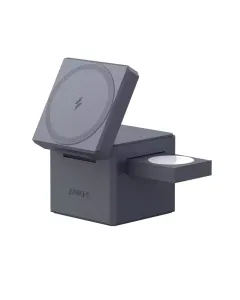 Anker 3-in-1 Cube With Magsafe - Gray