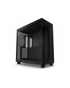 Nzxt H6 Flow Compact Dual-chamber Atx Mid Tower Case - Black - CC-H61FB-01