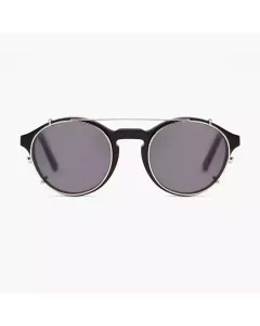 Barner Shoreditch Clip-on Sunglasses - Silver Smoke
