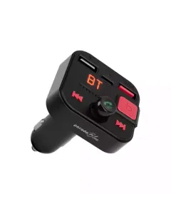 Porodo Blue Wireless Fm Transmitter With Dual Qc3.0 & Type-c Port