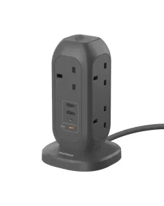 Momax 1-plug 7-outlet Power Strip With Usb - Space Grey