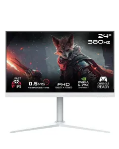 Gameon  Artic Pro Series 24" Fhd 380 Hz Mprt 0.5 Ms Fast Ips Gaming Monitor (Support Ps5) - White