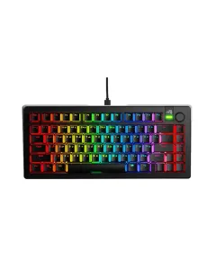 Glorious Gmmk 3 75% Prebuilt Wired Mechanical Gaming Keyboard - Black (Arabic Layout)